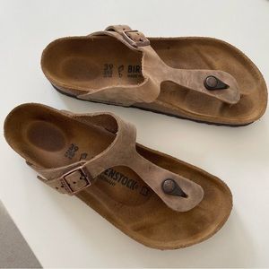 Birkenstocks Gizeh oiled leather